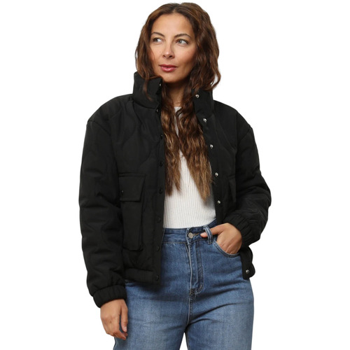 Kleidung Damen Jacken / Blazers La Modeuse 72992_P172096 Schwarz