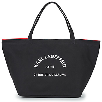 Taschen Damen Shopper / Einkaufstasche Karl Lagerfeld K/RSG CANVAS SHOPPER Schwarz
