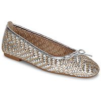 Schuhe Damen Ballerinas Unisa BIENZA Gold / Silbern