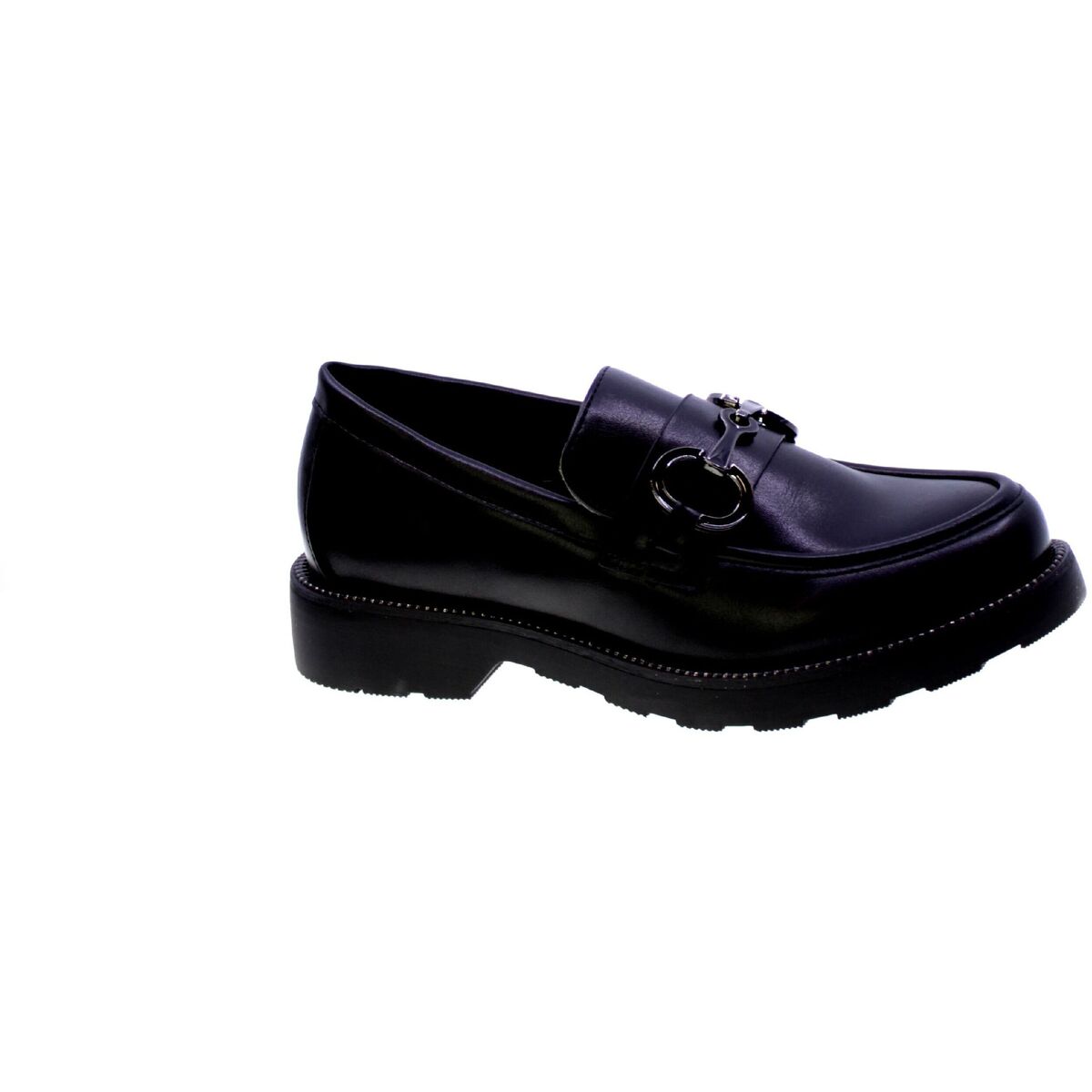 Schuhe Damen Slipper Kharisma 346102 Schwarz