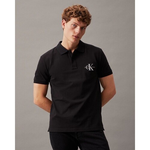 Kleidung Herren T-Shirts Calvin Klein Jeans J30J325664 Schwarz