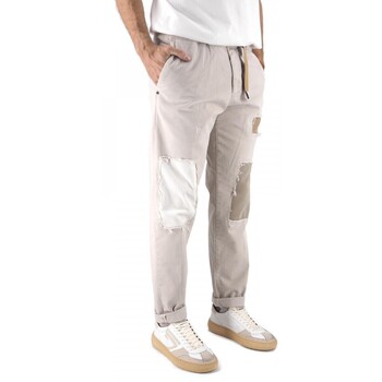 White Sand  Hosen Sandfarbene Gabardine-Chinohose günstig online kaufen