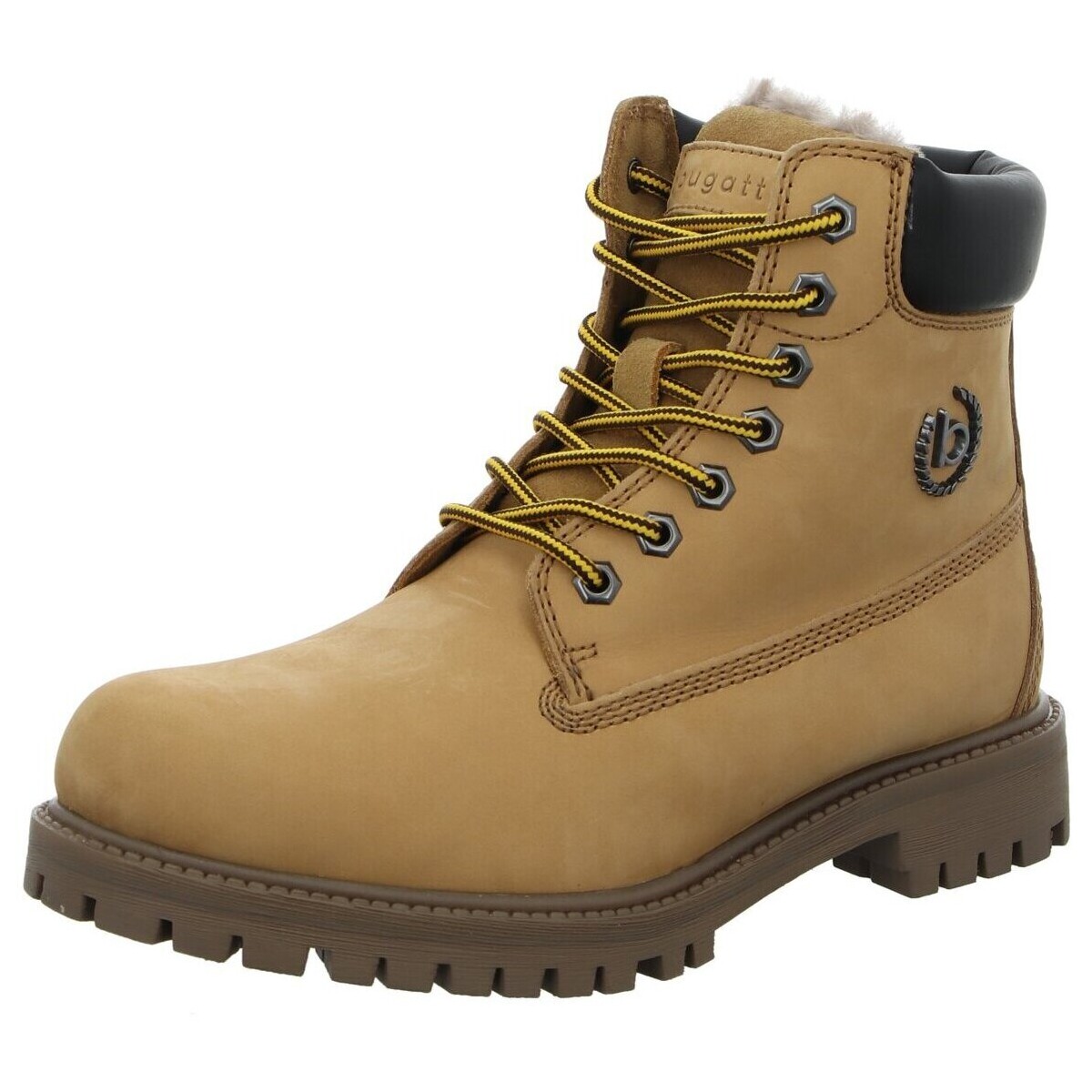 Schuhe Herren Stiefel Bugatti POLEMAN 321ANV40-1500-5010 Gelb