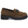 Schuhe Damen Slipper Enval SABA COGNAC Braun