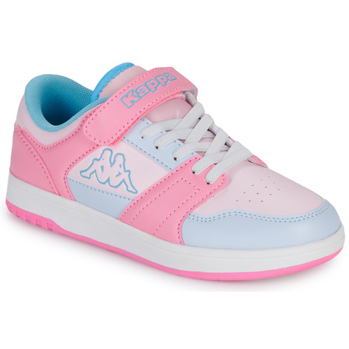 Schuhe Mädchen Sneaker Low Kappa RERNAL EV KID Weiss / Rosa