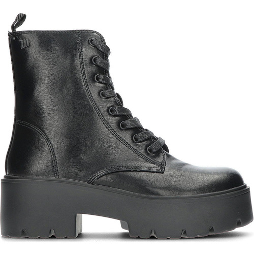 Schuhe Damen Boots MTNG 59433 Regenstiefel für Damen Schwarz