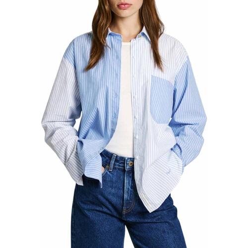 Kleidung Damen T-Shirts & Poloshirts Pepe jeans  Blau