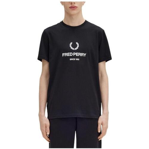 Kleidung Herren T-Shirts Fred Perry  Schwarz