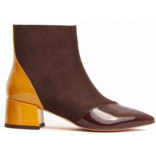 Schuhe Damen Klassische Stiefel Montevita 96688 Braun