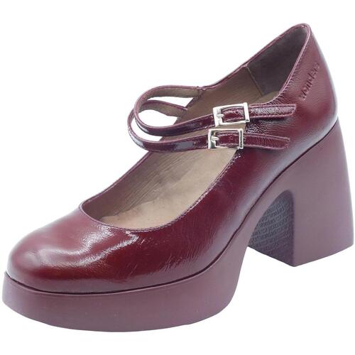 Schuhe Damen Pumps Wonders H-4960 Menorca Rot