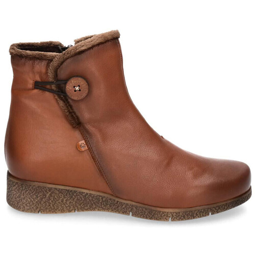 Schuhe Damen Low Boots Valeria's 9520 Braun