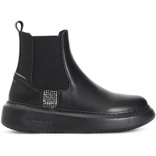 Schuhe Damen Low Boots Café Noir C1DE1034 Schwarz