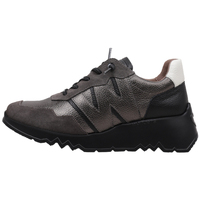 Schuhe Damen Sneaker Low Wonders E-6750 Grau