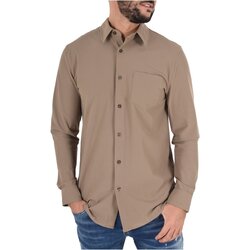Kleidung Herren Langärmelige Hemden Guess M3YH34 WFKM0 Braun