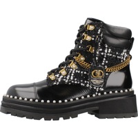 Schuhe Damen Stiefel Kurt Geiger London CHELSEA COMBAT BOOT Schwarz