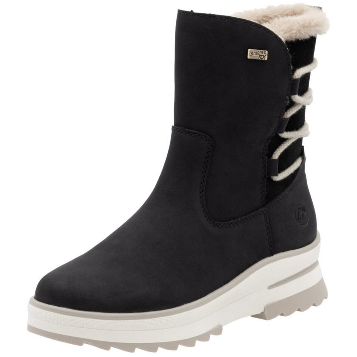 Schuhe Damen Stiefel Remonte Stiefeletten D2B72-03 Schwarz