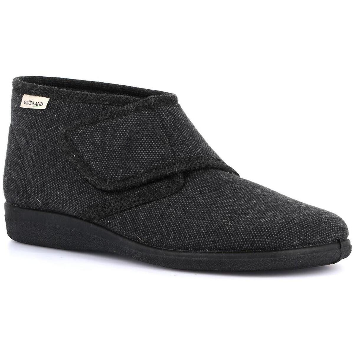 Schuhe Herren Hausschuhe Grunland GRU-CCC-PA1034-ANTR Grau