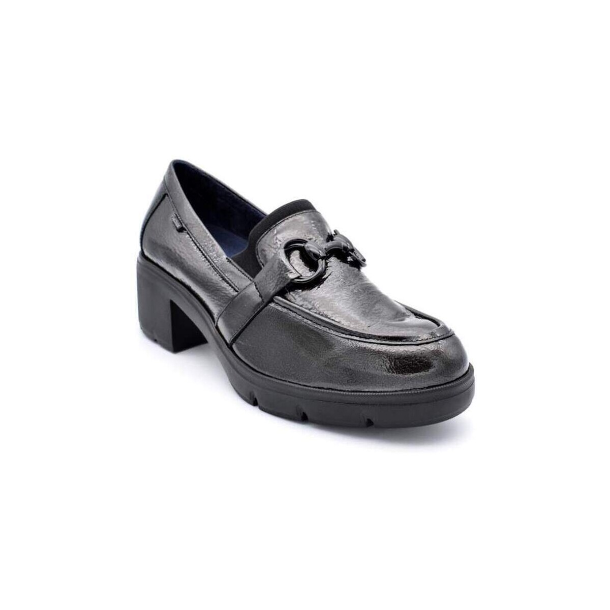 Schuhe Damen Slipper Fluchos F2111 Graphit Grau