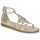 Schuhe Damen Sandalen / Sandaletten Fru.it 9184-100-CUOIO-NATURALE-PARK-IVORY Gold
