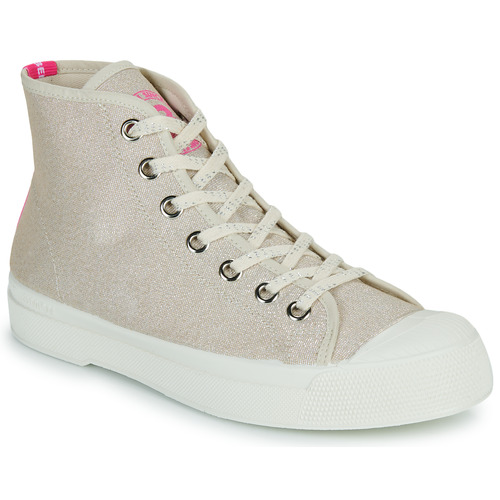 Schuhe Damen Sneaker High Bensimon STELLA Beige / Gold