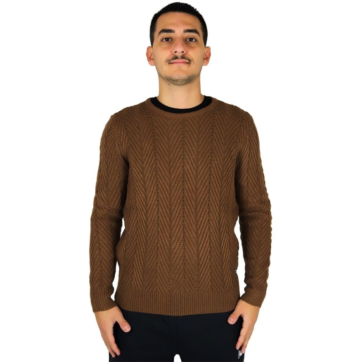 Kleidung Herren Pullover Take Two UTA6439 Braun