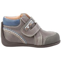 Schuhe Stiefel Angelitos 610 BOTA VELCRO Gris Grau