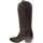 Schuhe Damen Klassische Stiefel Gisel Moire 144697 Braun