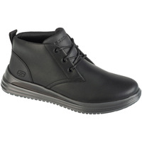 Schuhe Herren Boots Skechers Proven - Yermo Schwarz