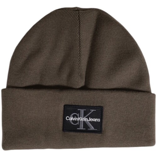 Accessoires Herren Schal Calvin Klein Jeans GIFT BEANIE & SCARF MONO PATCH K50K512470 Braun