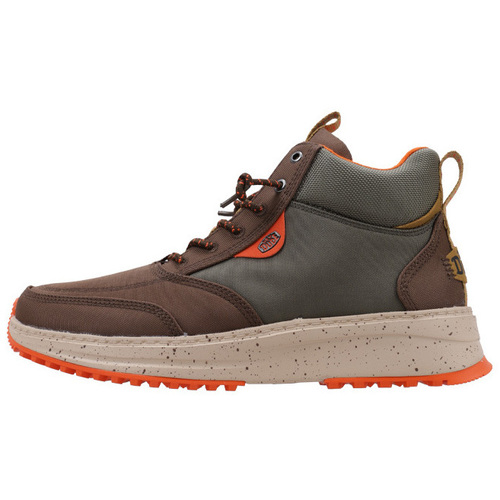 Schuhe Herren Stiefel HEYDUDE TAHOE NYLON Kaki