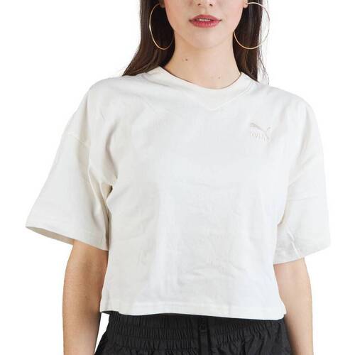 Puma CLASSICS OVERSIZED T Weiss