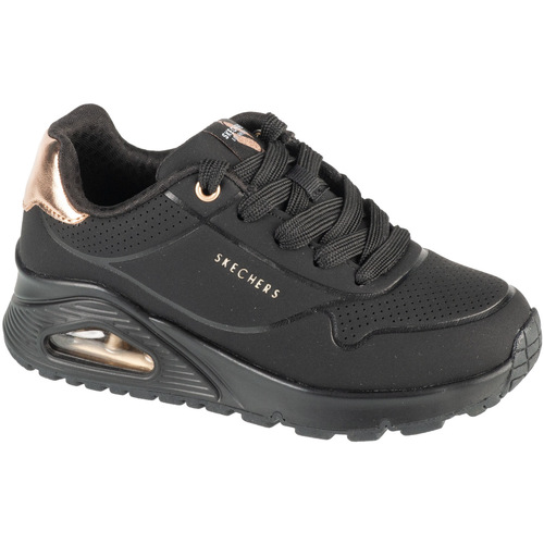 Schuhe Mädchen Sneaker Low Skechers Uno Gen1 - Shimmer Away Schwarz