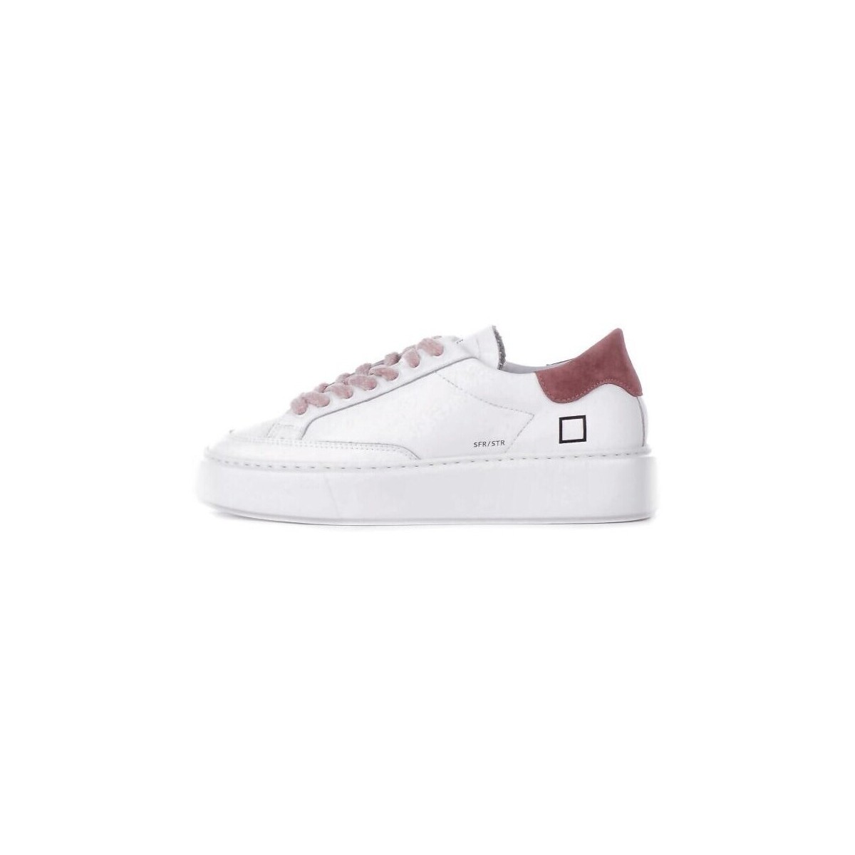 Schuhe Damen Sneaker Low Date W411 SF SR Weiss