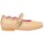 Schuhe Mädchen Ballerinas Angelitos 1103 BAILARINA HEBILLA Camel Braun