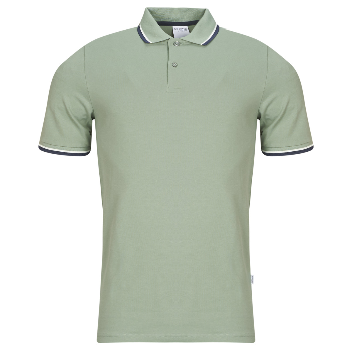Kleidung Herren Polohemden Selected SLHSLIM-ATLAS Grün