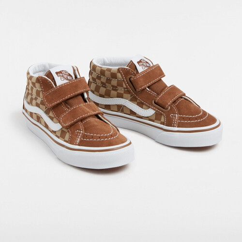 Vans Sk8-mid reissue v neutral checkerboarde Braun