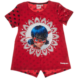 Kleidung Mädchen T-Shirts Desigual 19SGTKXA-3000 Rot