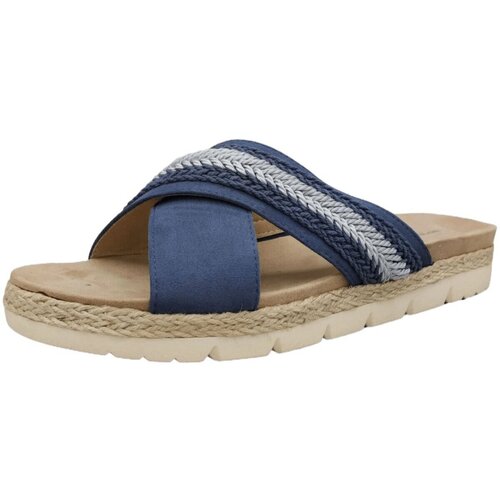 Schuhe Damen Pantoletten / Clogs Tom Tailor Pantoletten 74900 7490030001 denim Blau