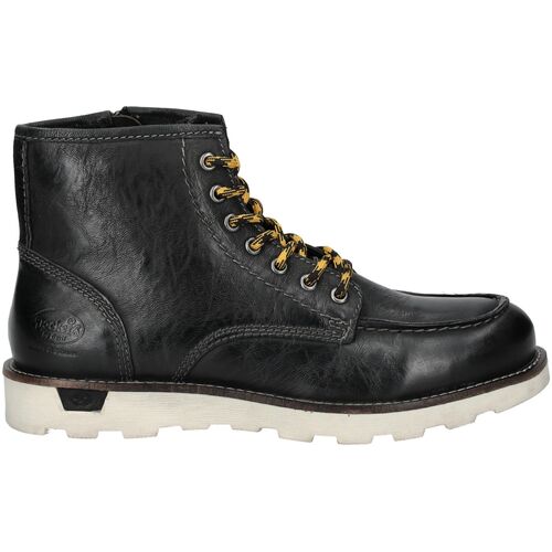 Schuhe Herren Boots Dockers Stiefelette Schwarz