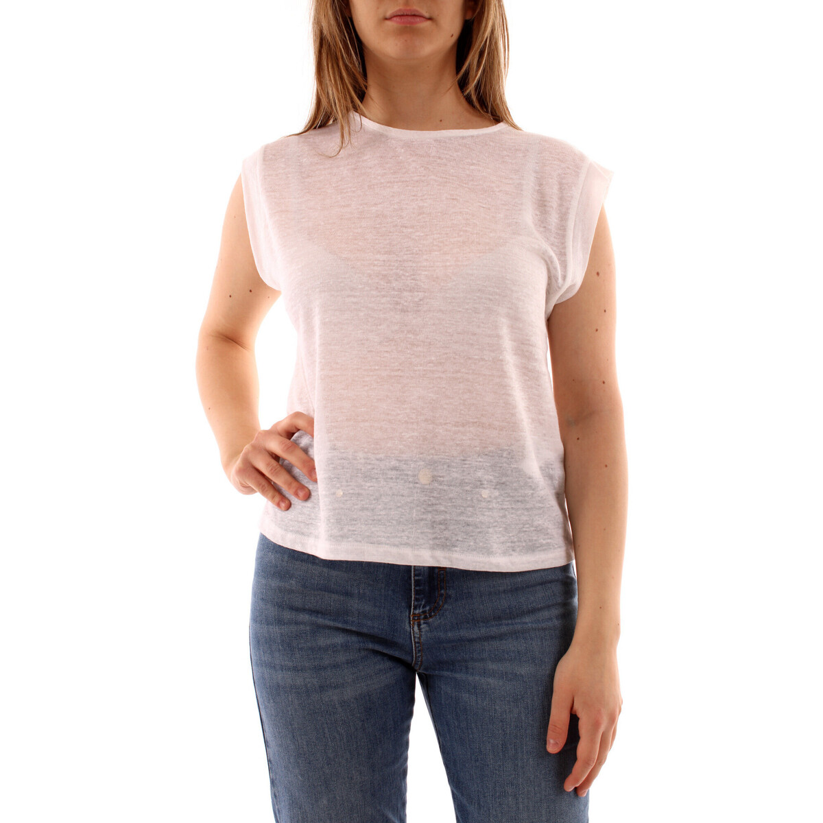 Kleidung Damen Tops / Blusen Iblues ASTRID Weiss