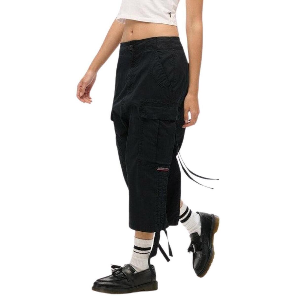 Kleidung Damen Röcke Superdry  Schwarz