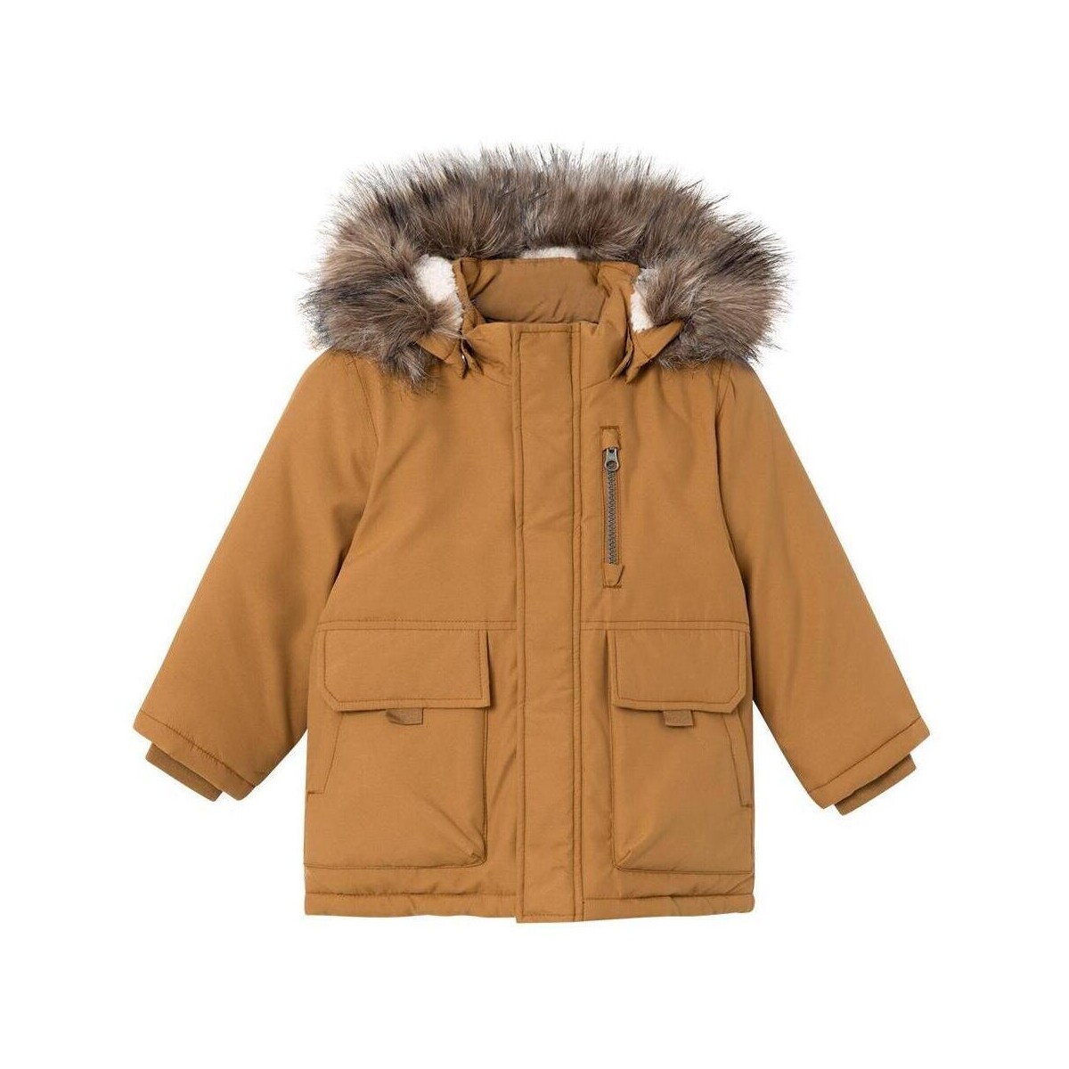 Kleidung Jungen Mäntel Name it 13234156 Braun