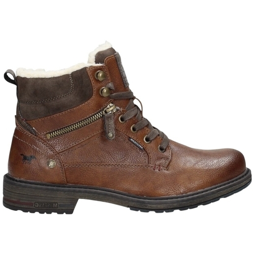 Schuhe Herren Boots Mustang 4157603 Braun