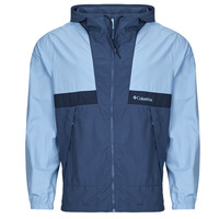 Kleidung Herren Jacken Columbia SPIRE VALLEY HOODED WINDBREAKER Blau