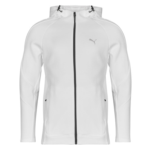 Kleidung Herren Trainingsjacken Puma EVOSTRIPE FULL ZIP HOODIE Weiss