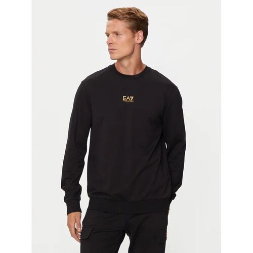 Kleidung Herren Sweatshirts Emporio Armani EA7 8NPM30 PJVRZ CORE ID-0208 BLACK Schwarz