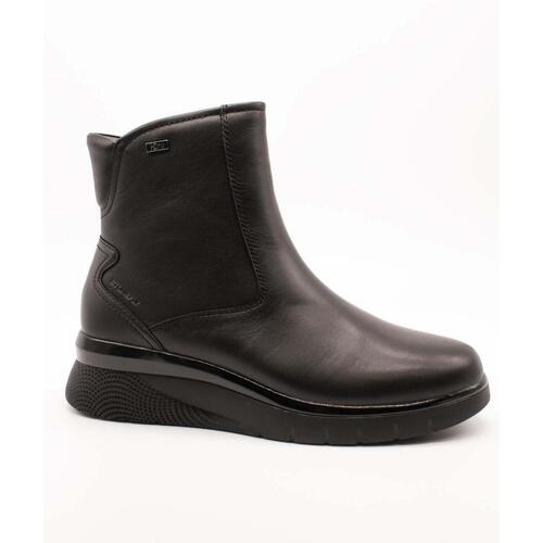 Schuhe Damen Low Boots Stonefly  Schwarz