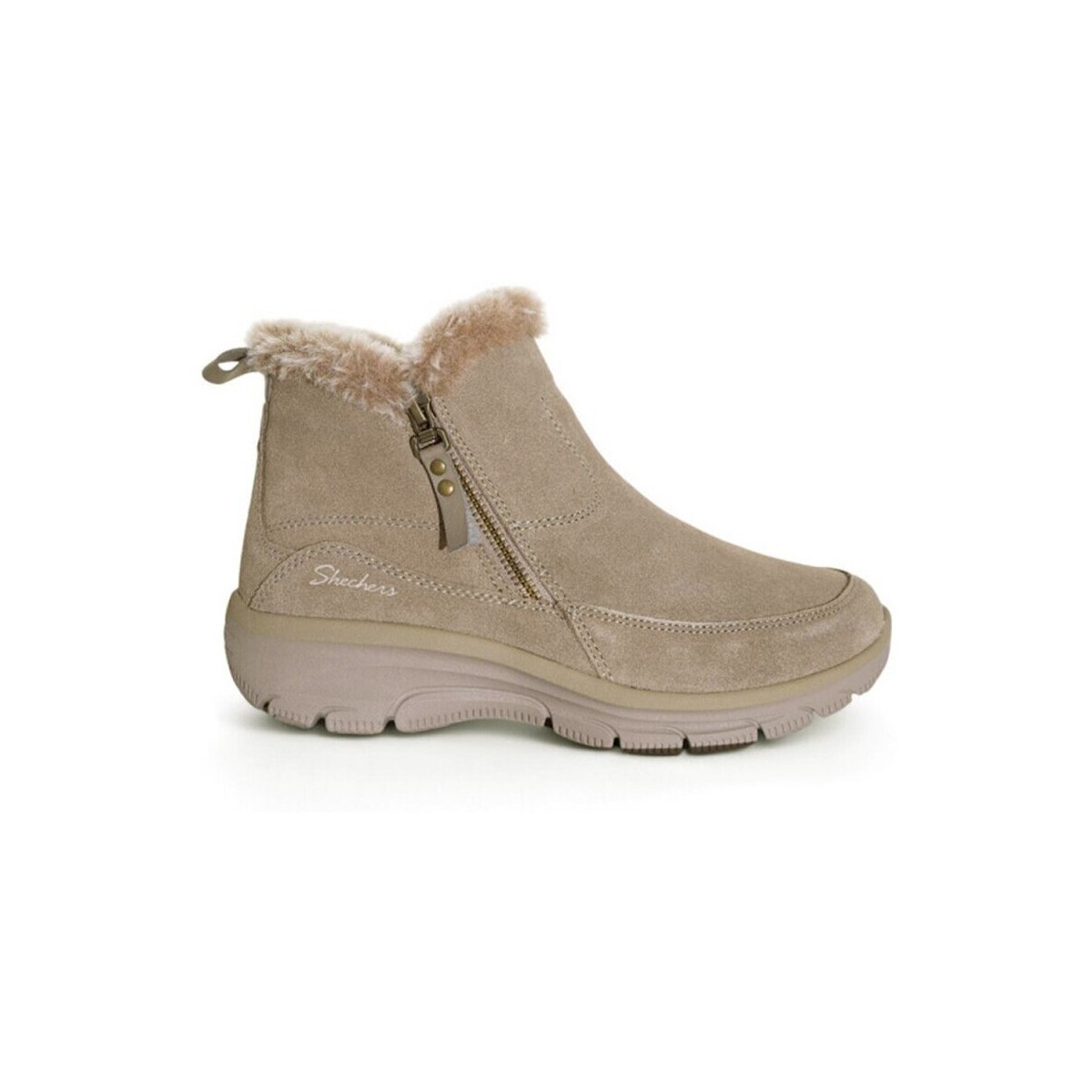 Schuhe Damen Stiefel Skechers SCHUHE  EASY GOING Beige