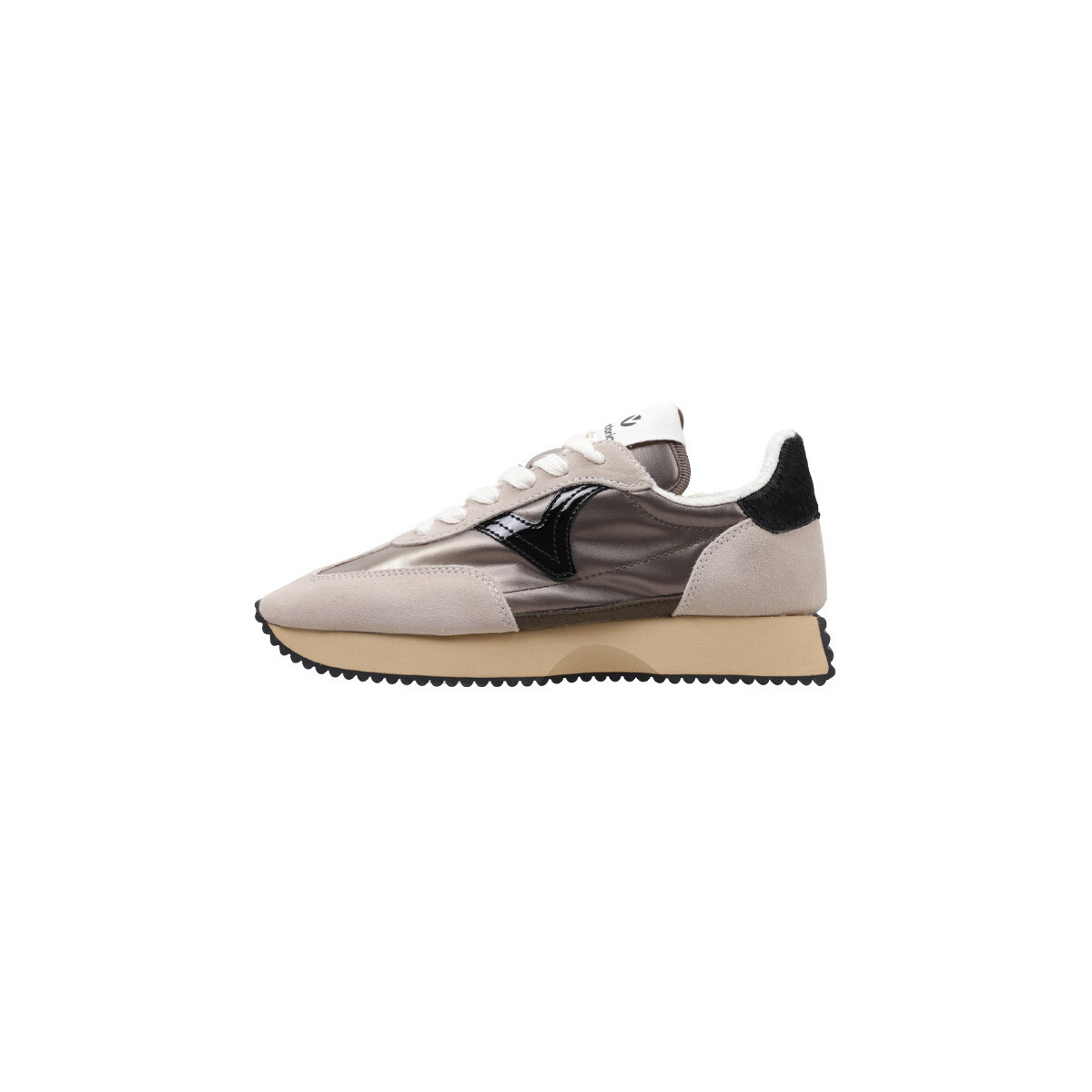 Schuhe Damen Sneaker Low Victoria COSMOS NYLON METAL Beige