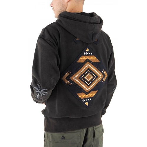 Kleidung Herren Sweatshirts Tooco Chapo Schwarzer Kapuzenpullover Schwarz